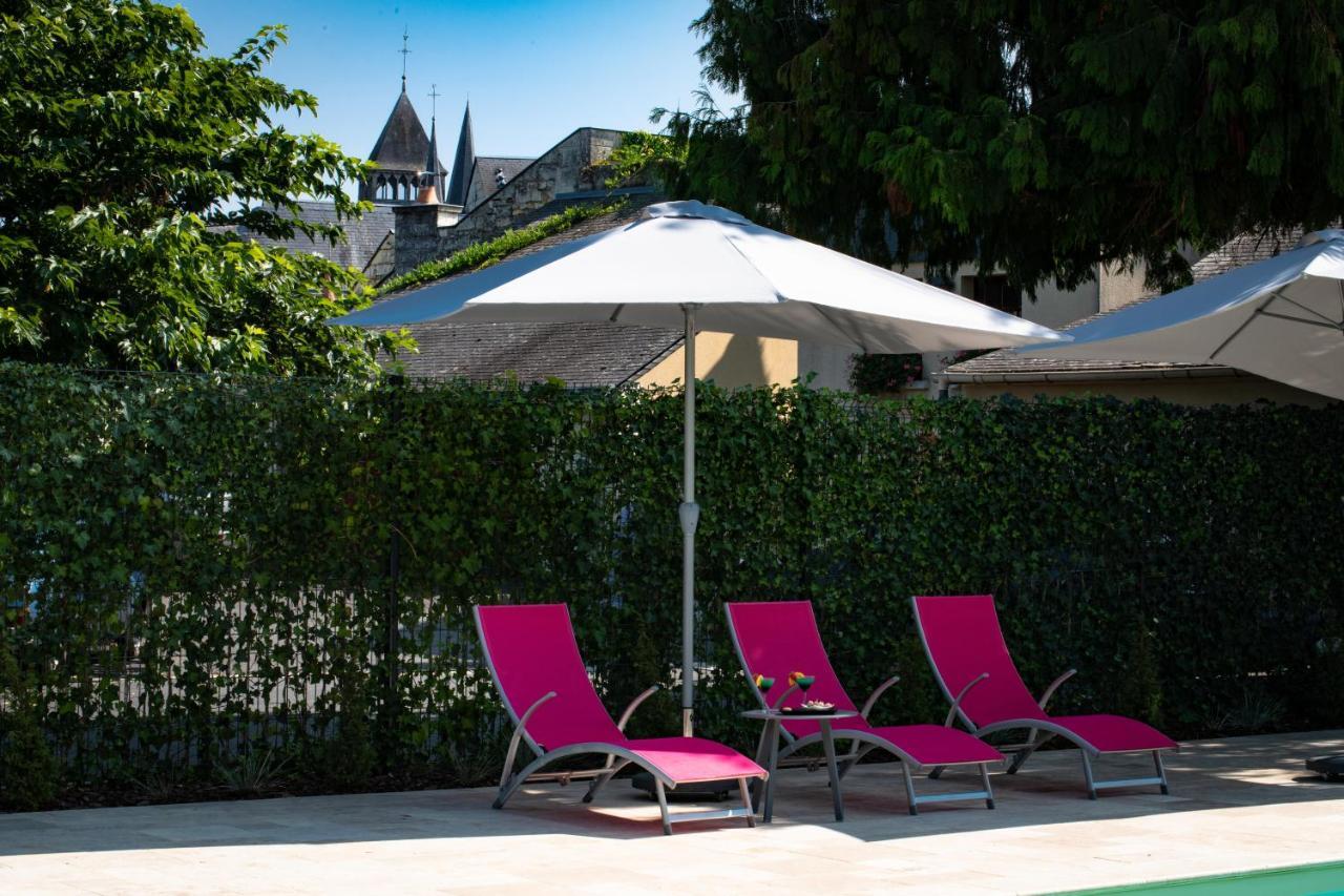 Logis Hotel La Croix Blanche Fontevraud Exterior photo